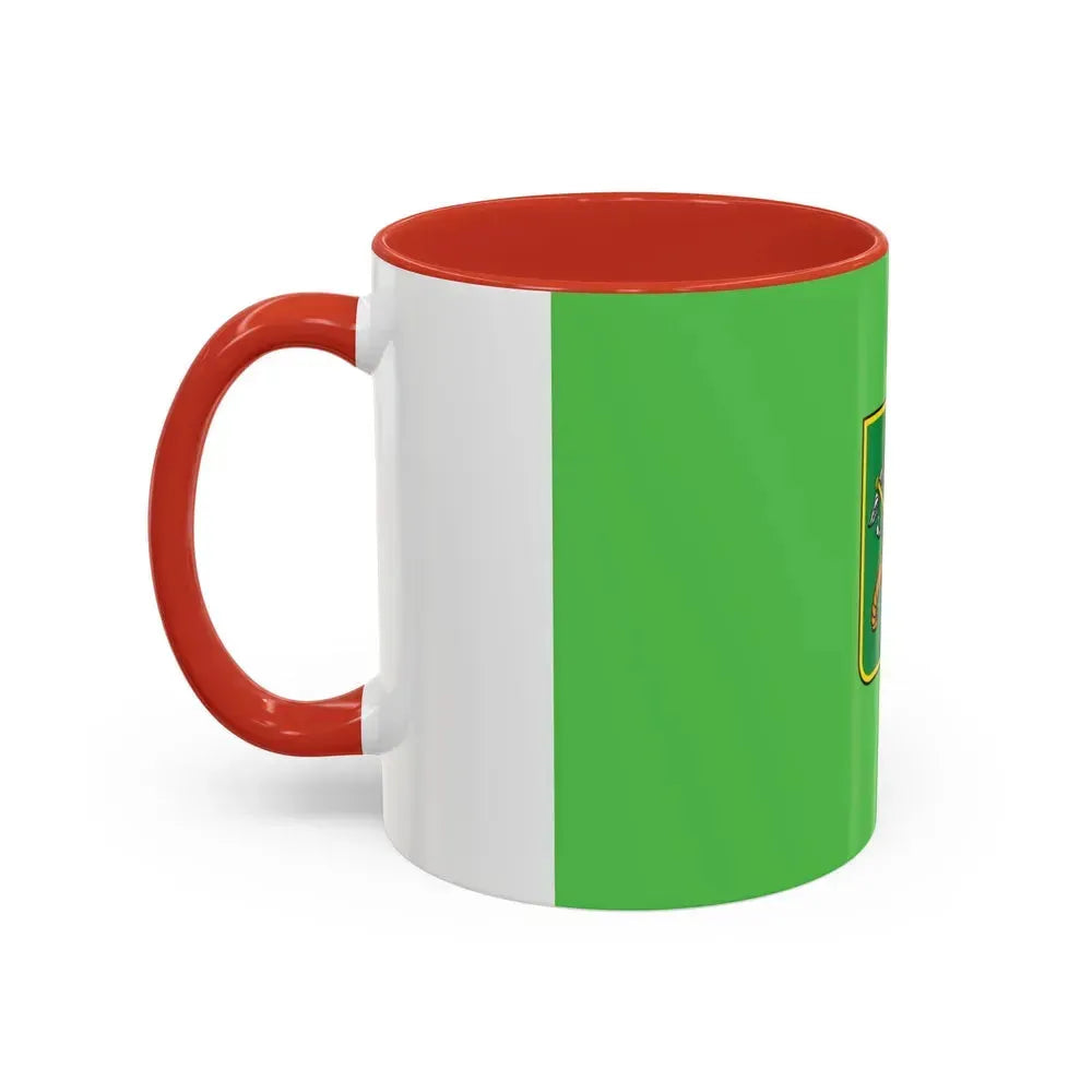 Flag of Kharkiv Ukraine - Accent Coffee Mug - Go Mug Yourself