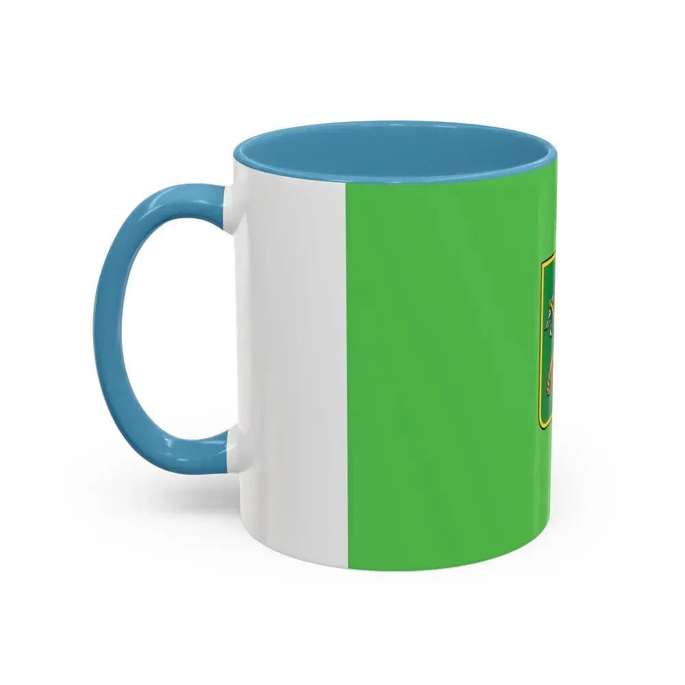Flag of Kharkiv Ukraine - Accent Coffee Mug - Go Mug Yourself