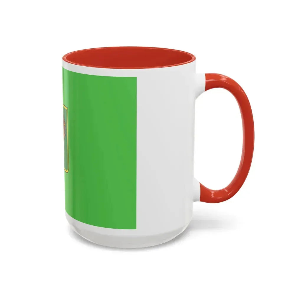 Flag of Kharkiv Ukraine - Accent Coffee Mug - Go Mug Yourself
