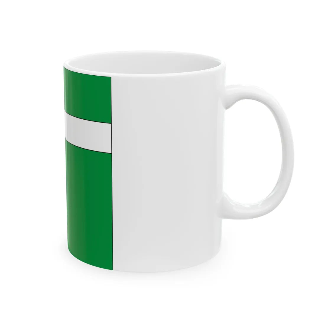 Flag of Khartsyzk (Ukraine) White Coffee Mug - Go Mug Yourself