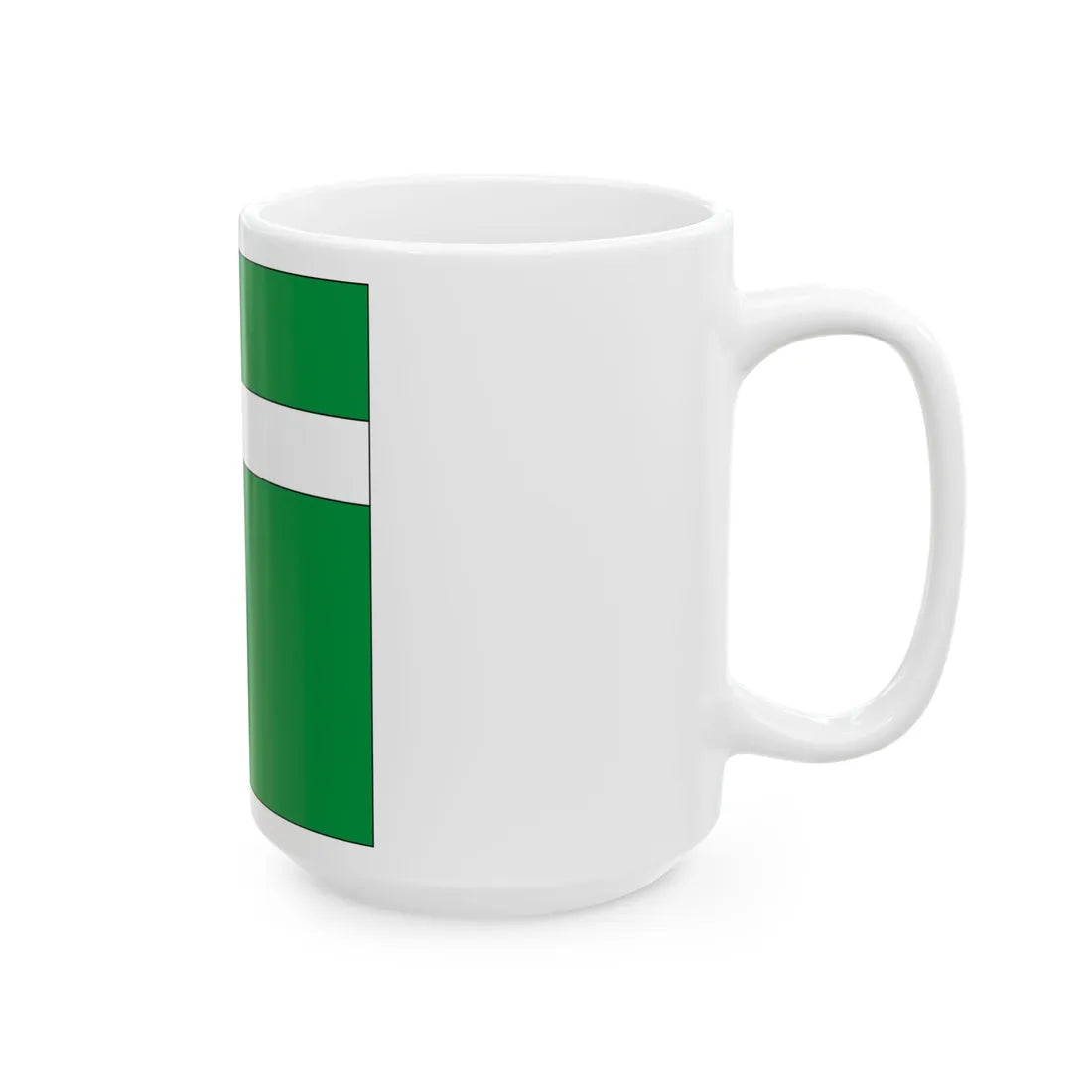 Flag of Khartsyzk (Ukraine) White Coffee Mug - Go Mug Yourself