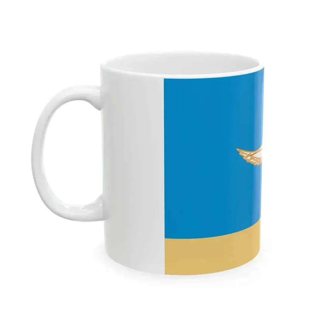 Flag of Khaybullinsky rayon (Russia) White Coffee Mug - Go Mug Yourself