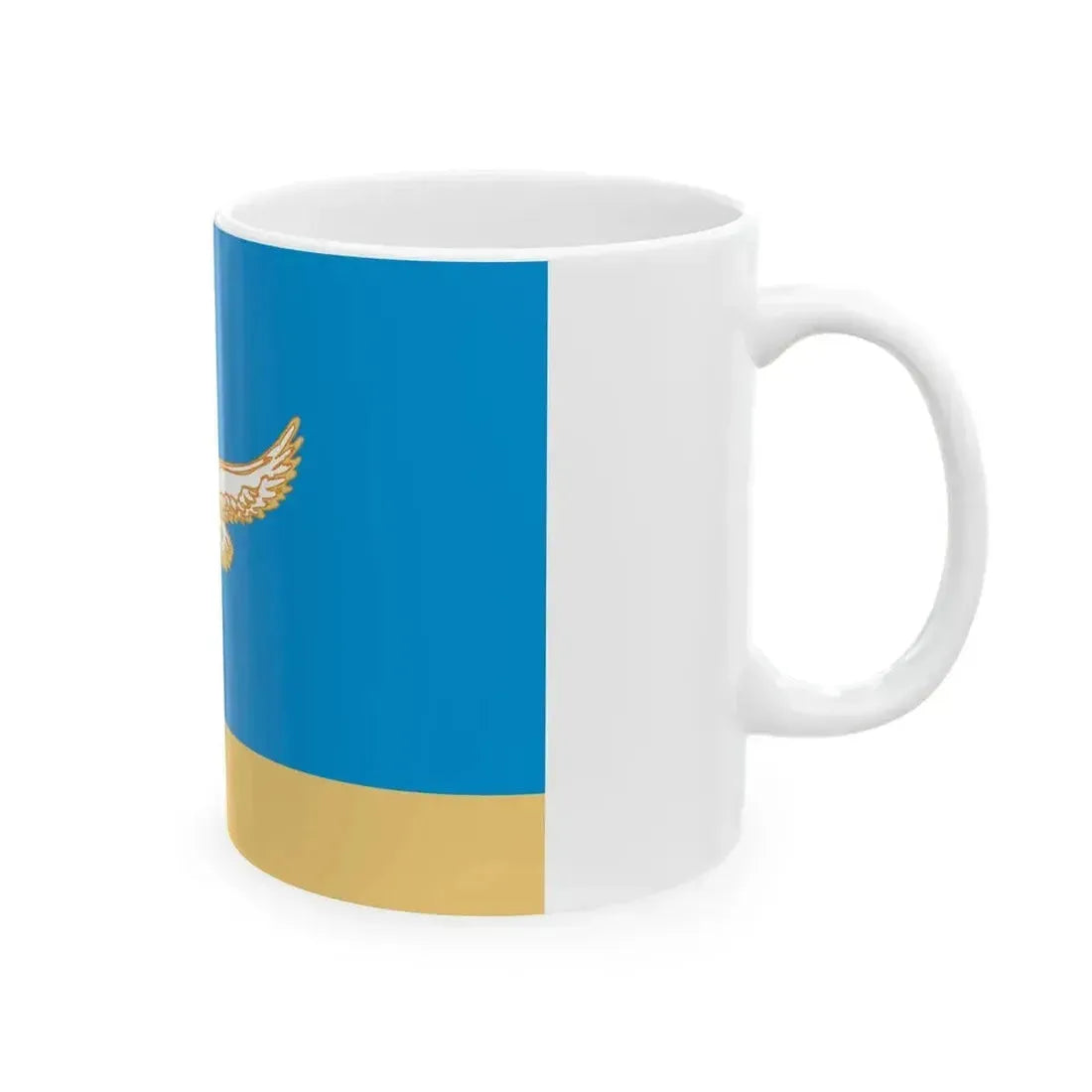 Flag of Khaybullinsky rayon (Russia) White Coffee Mug - Go Mug Yourself