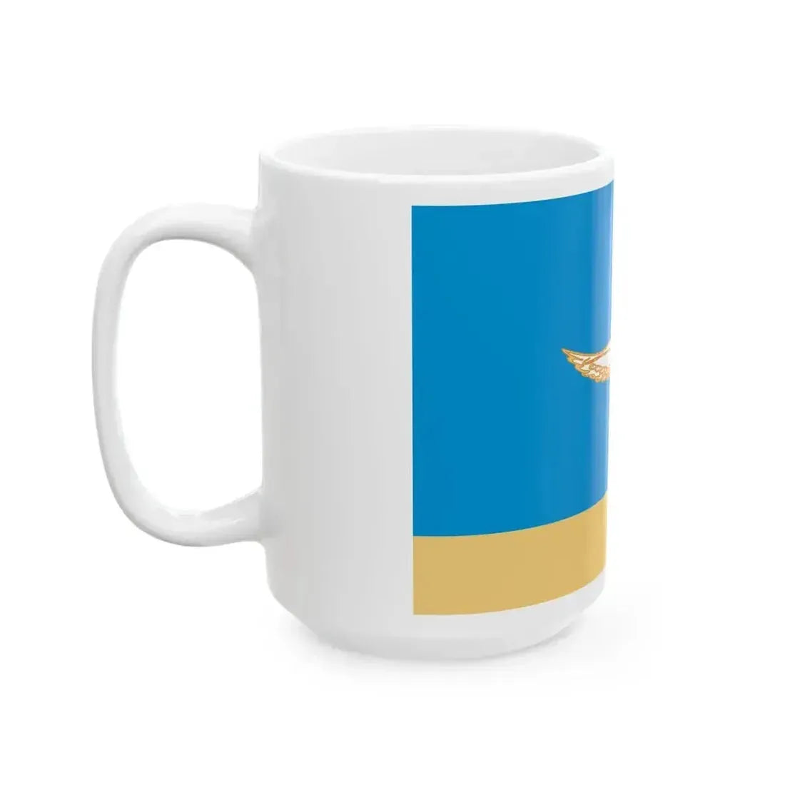 Flag of Khaybullinsky rayon (Russia) White Coffee Mug - Go Mug Yourself