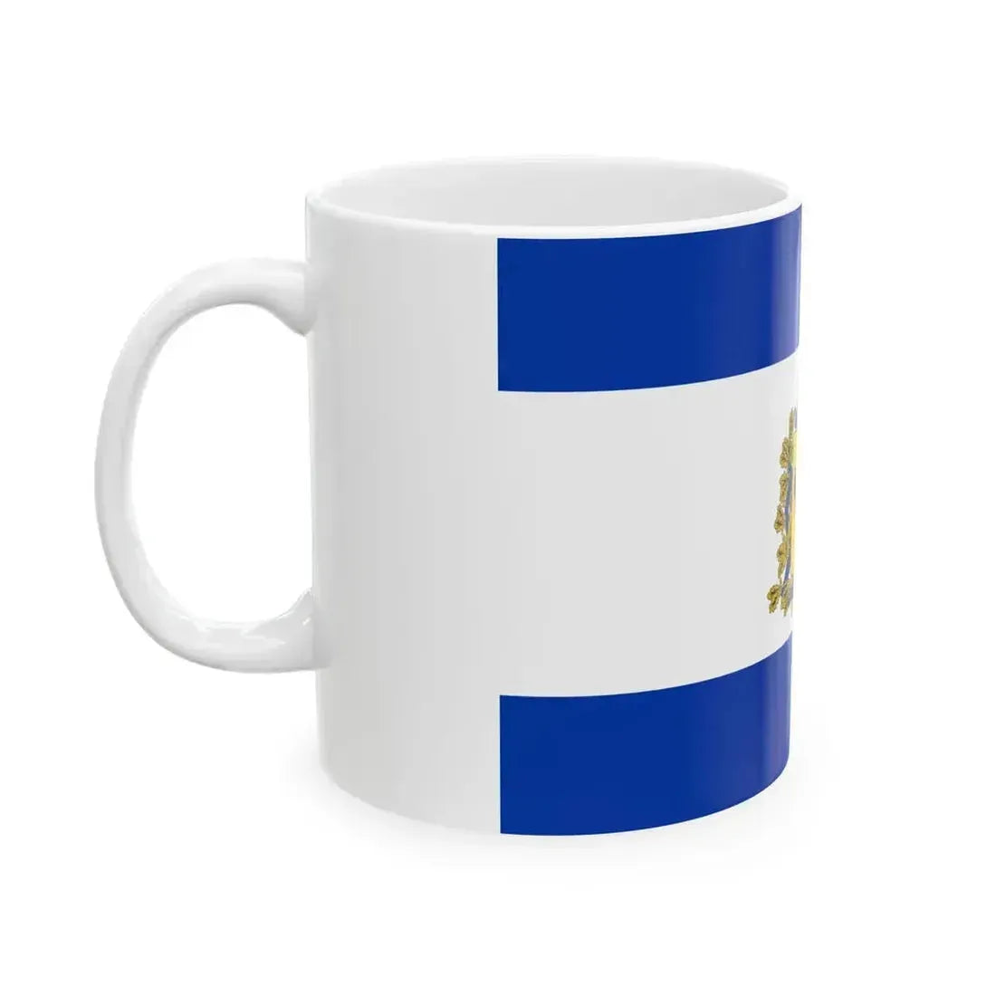 Flag of Kherson Oblast Russia (Russia) White Coffee Mug - Go Mug Yourself