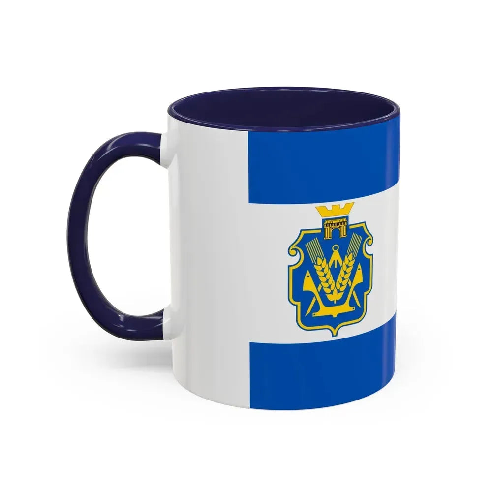 Flag of Kherson Oblast Ukraine - Accent Coffee Mug - Go Mug Yourself