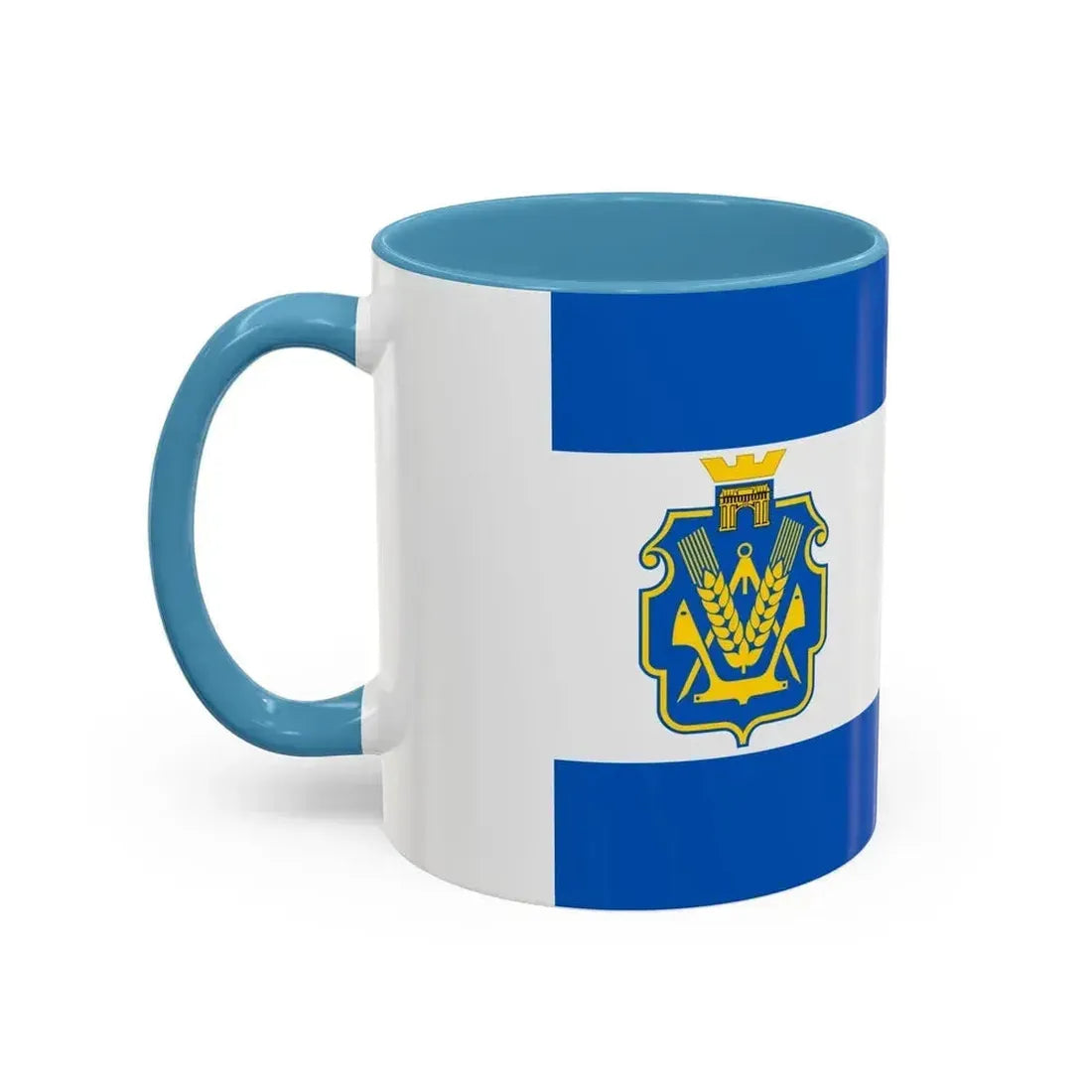 Flag of Kherson Oblast Ukraine - Accent Coffee Mug - Go Mug Yourself