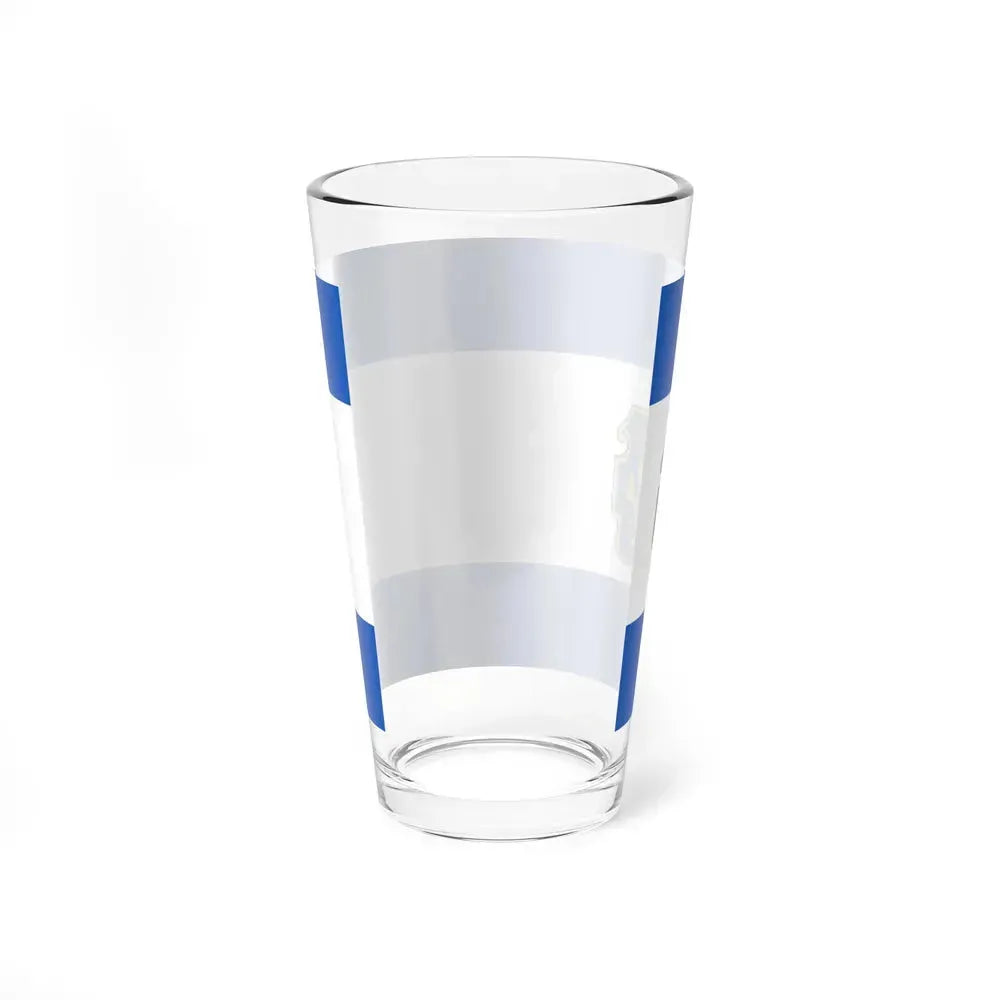 Flag of Kherson Oblast Ukraine - Pint Glass 16oz - Go Mug Yourself