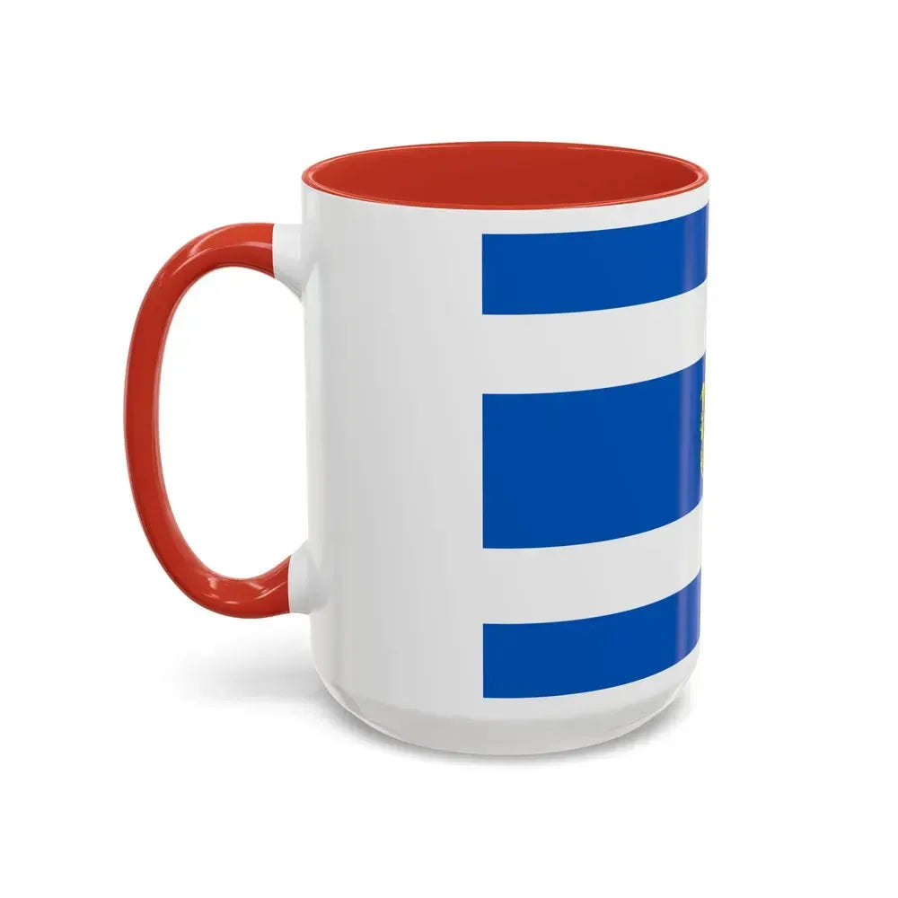 Flag of Kherson Ukraine - Accent Coffee Mug - Go Mug Yourself
