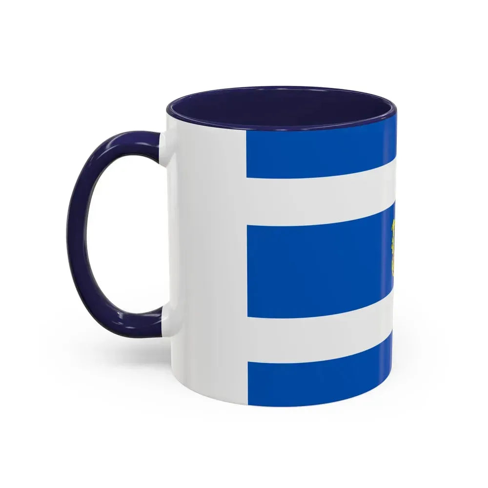 Flag of Kherson Ukraine - Accent Coffee Mug - Go Mug Yourself