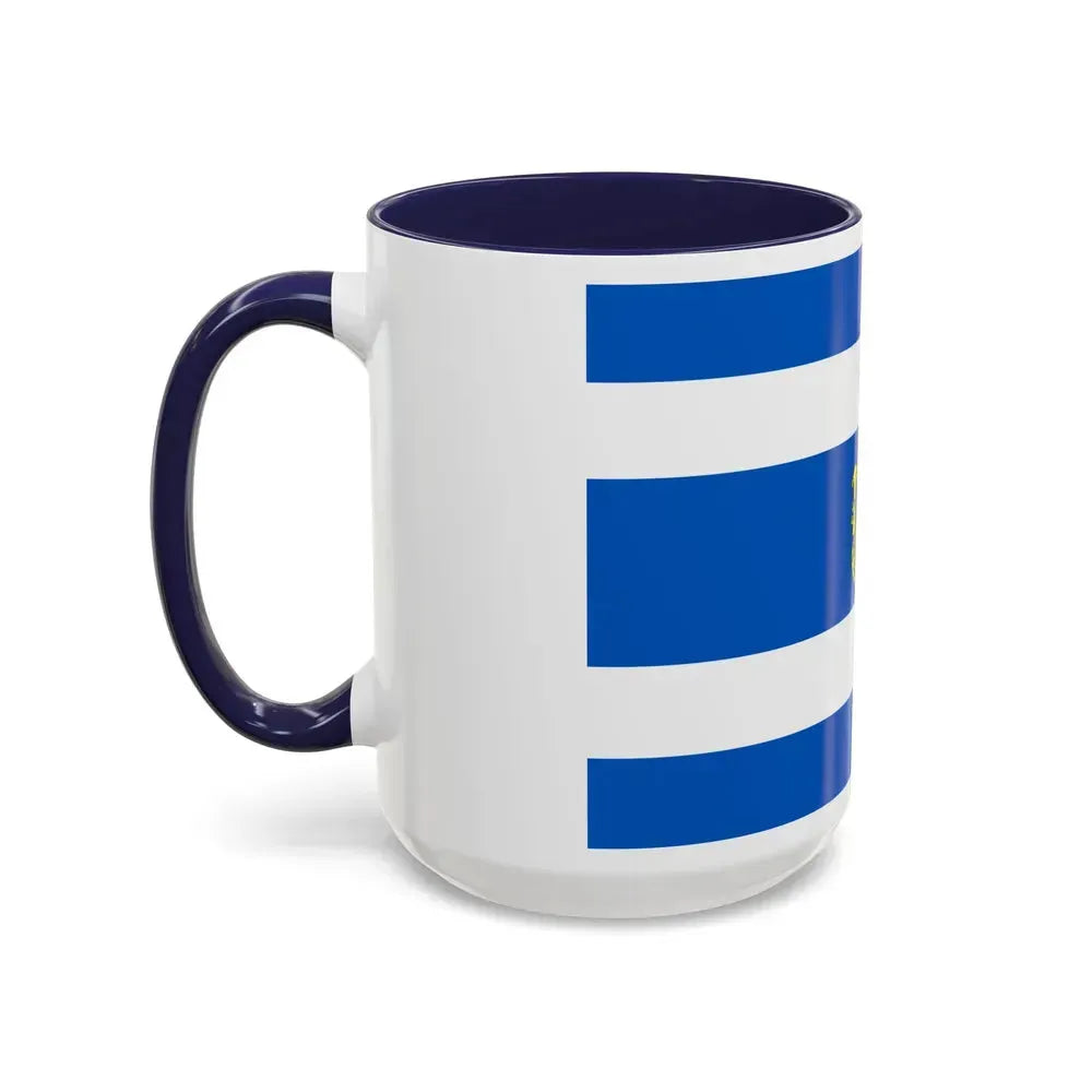 Flag of Kherson Ukraine - Accent Coffee Mug - Go Mug Yourself