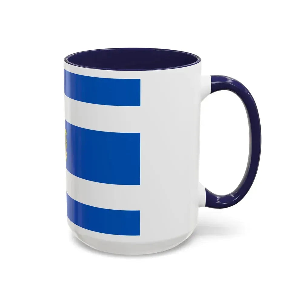 Flag of Kherson Ukraine - Accent Coffee Mug - Go Mug Yourself