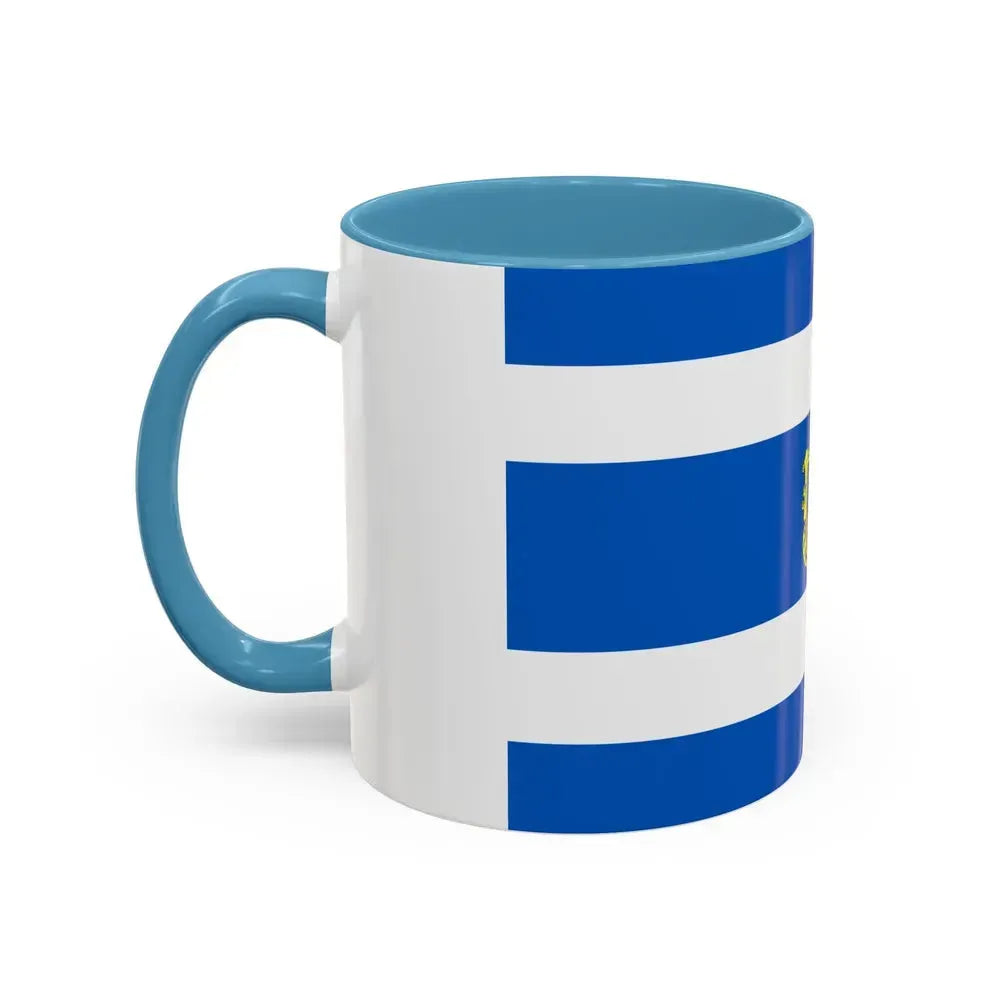 Flag of Kherson Ukraine - Accent Coffee Mug - Go Mug Yourself