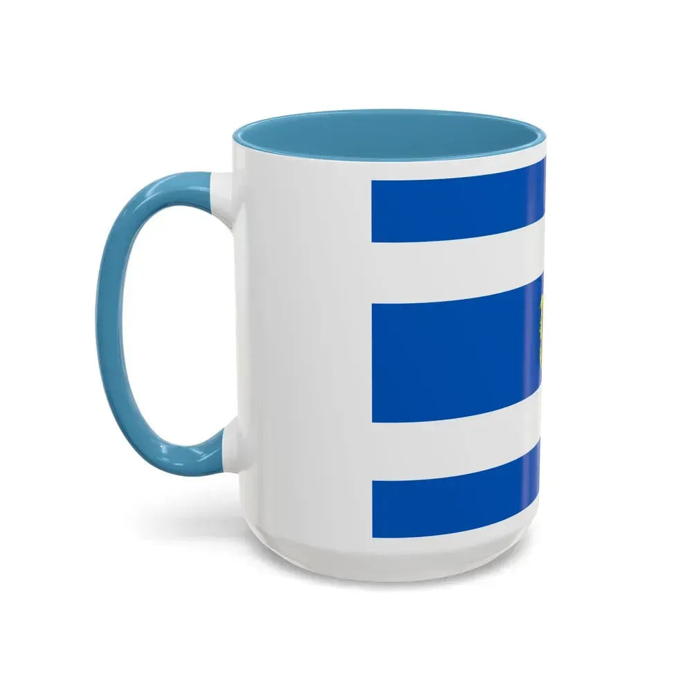Flag of Kherson Ukraine - Accent Coffee Mug - Go Mug Yourself