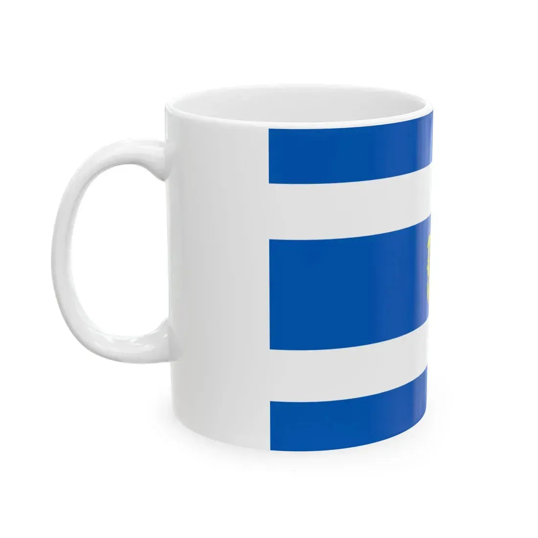 Flag of Kherson (Ukraine) White Coffee Mug - Go Mug Yourself