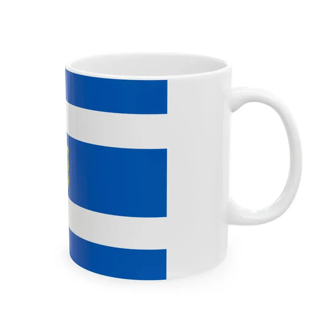 Flag of Kherson (Ukraine) White Coffee Mug - Go Mug Yourself