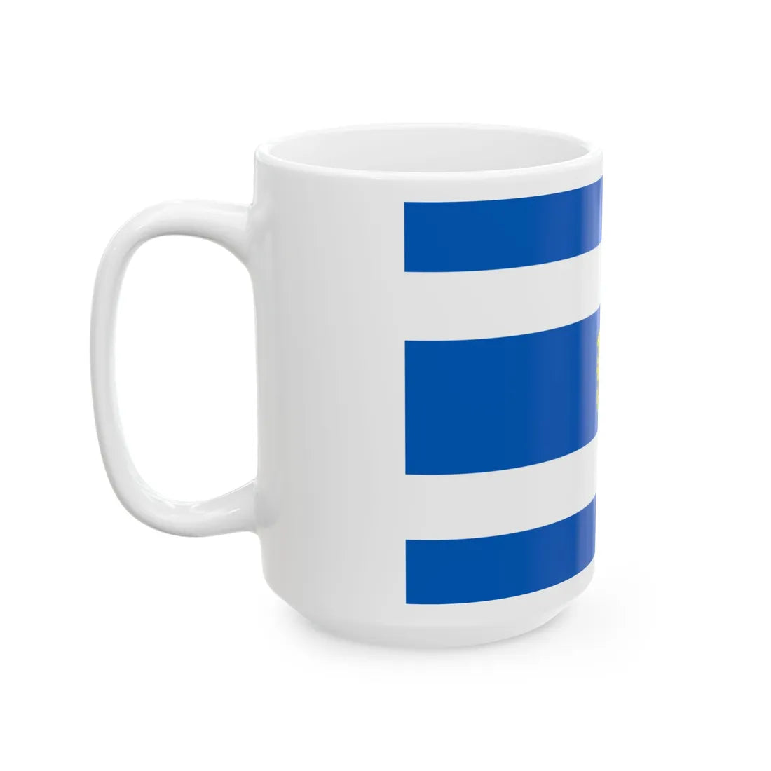 Flag of Kherson (Ukraine) White Coffee Mug - Go Mug Yourself