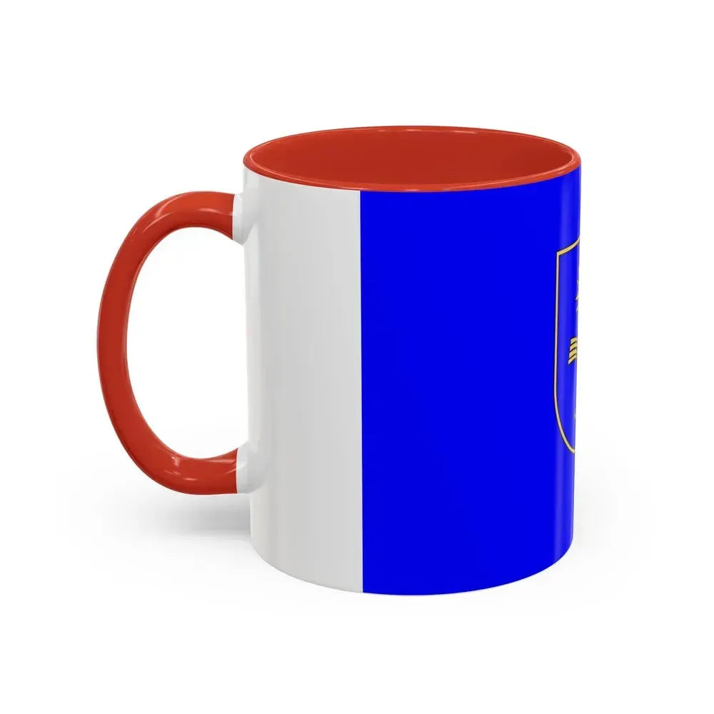 Flag of Khmelnytskyi Oblast Ukraine - Accent Coffee Mug - Go Mug Yourself