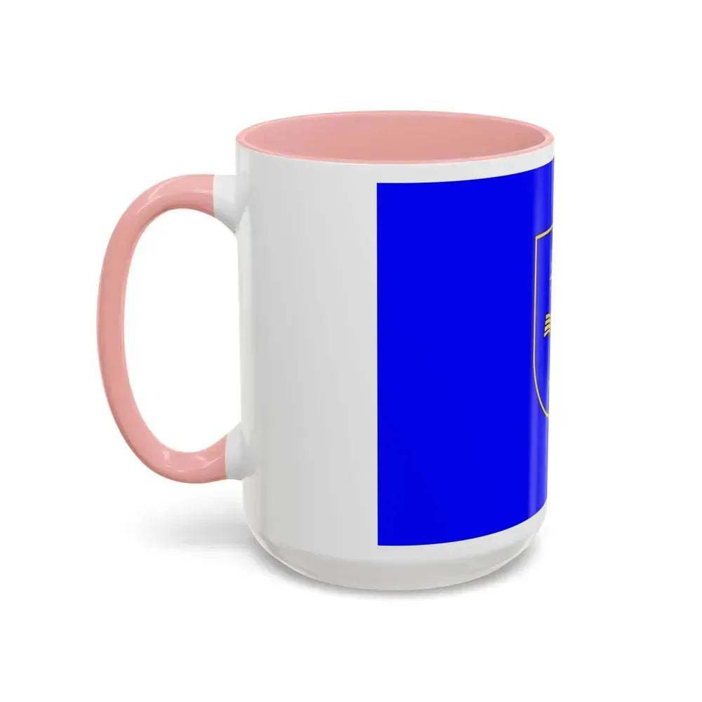 Flag of Khmelnytskyi Oblast Ukraine - Accent Coffee Mug - Go Mug Yourself