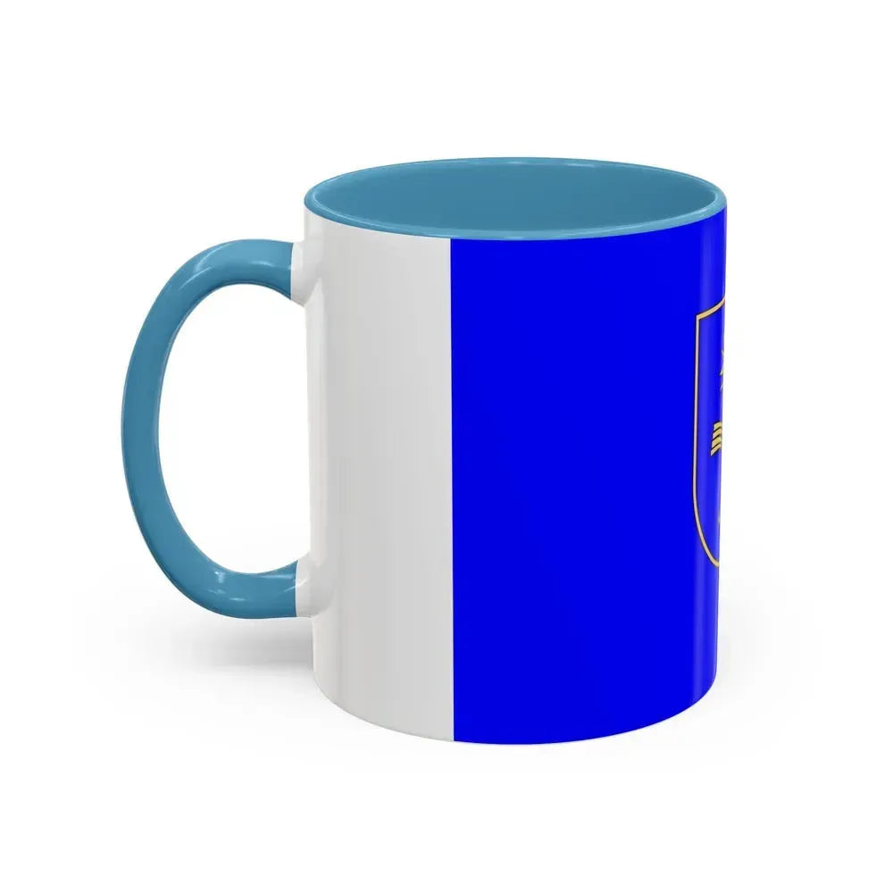 Flag of Khmelnytskyi Oblast Ukraine - Accent Coffee Mug - Go Mug Yourself