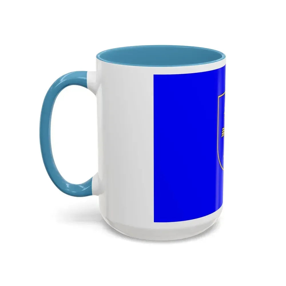 Flag of Khmelnytskyi Oblast Ukraine - Accent Coffee Mug - Go Mug Yourself
