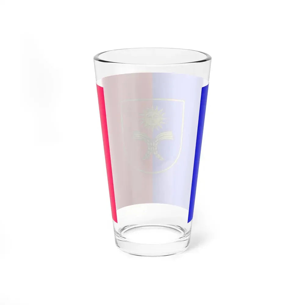 Flag of Khmelnytskyi Oblast Ukraine - Pint Glass 16oz - Go Mug Yourself