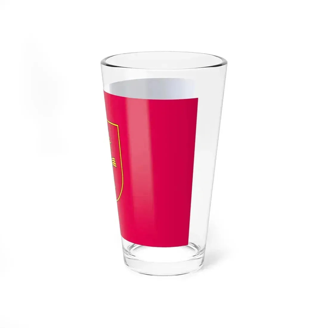 Flag of Khmelnytskyi Oblast (Ukraine) Pint Glass 16oz - Go Mug Yourself