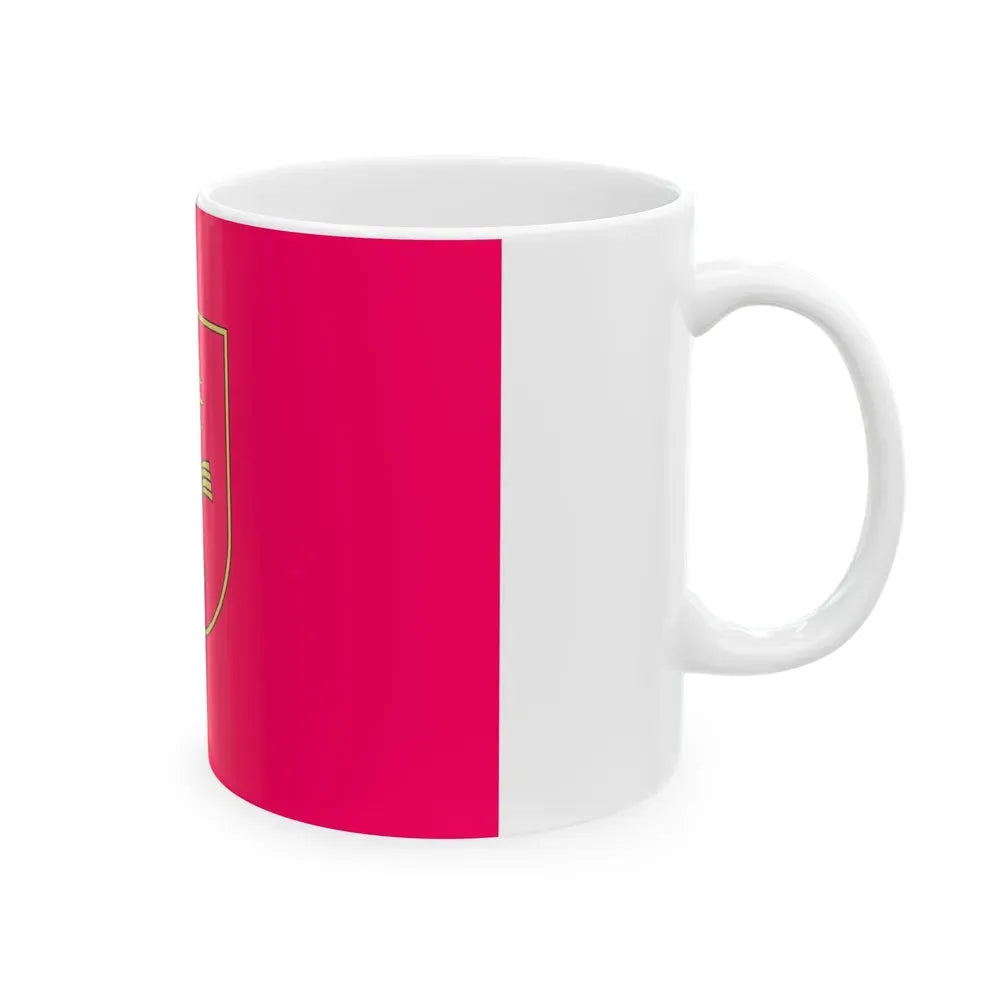 Flag of Khmelnytskyi Oblast Ukraine - White Coffee Mug - Go Mug Yourself