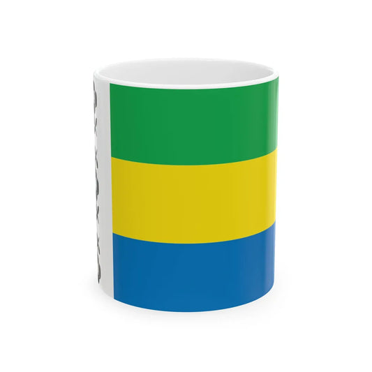 Flag of Khmelnytskyi Raion (Ukraine) White Coffee Mug 11oz - Go Mug Yourself