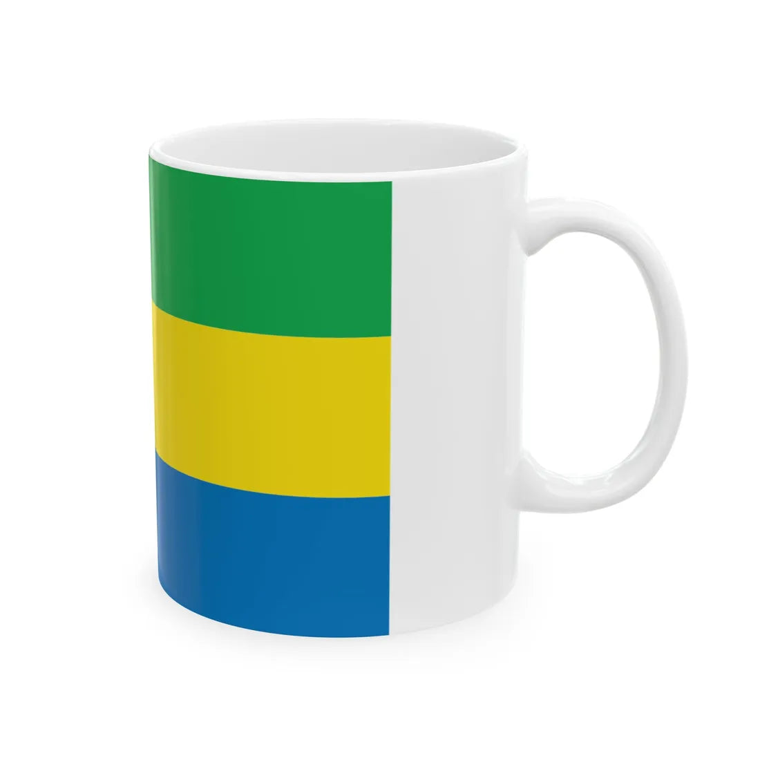 Flag of Khmelnytskyi Raion (Ukraine) White Coffee Mug - Go Mug Yourself