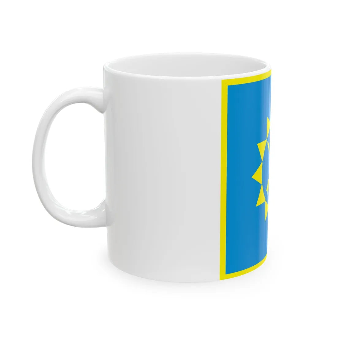 Flag of Khmelnytskyi (Ukraine) White Coffee Mug - Go Mug Yourself