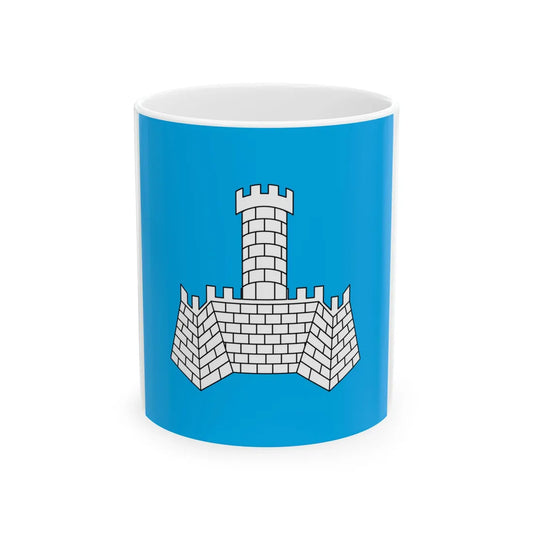 Flag of Khmilnyk (Ukraine) White Coffee Mug 11oz - Go Mug Yourself