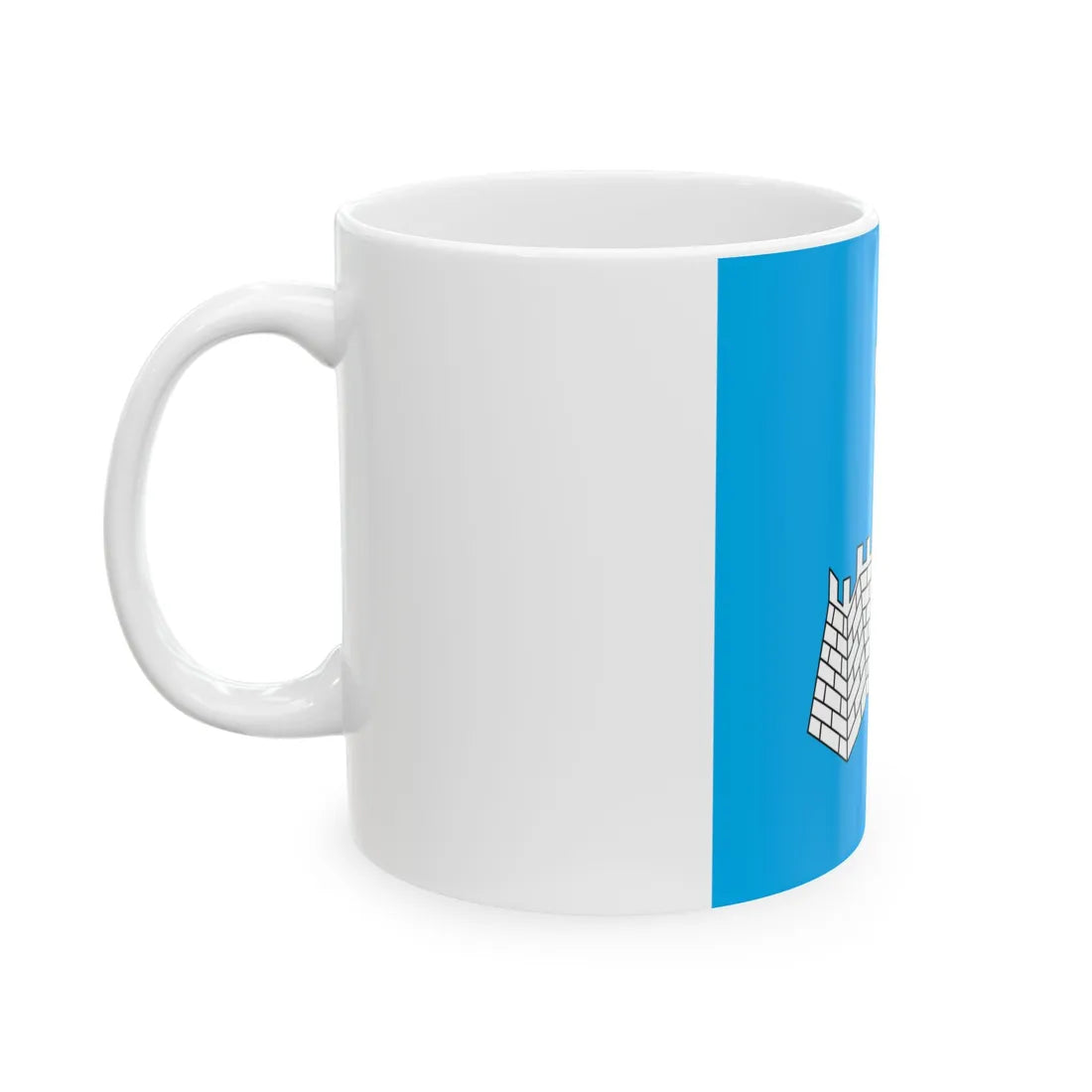 Flag of Khmilnyk (Ukraine) White Coffee Mug - Go Mug Yourself