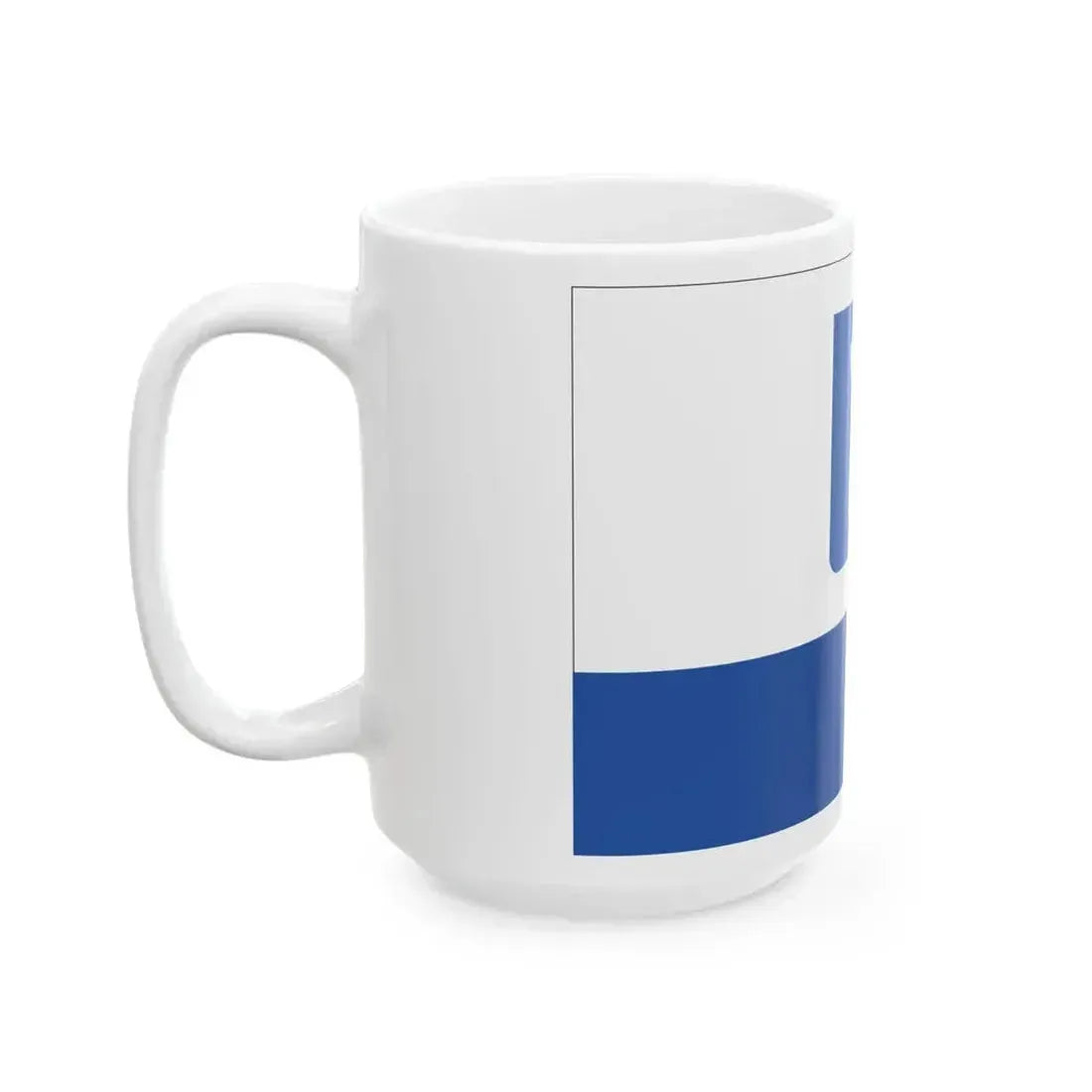 Flag of Khobi Municipality (Georgia) White Coffee Mug - Go Mug Yourself