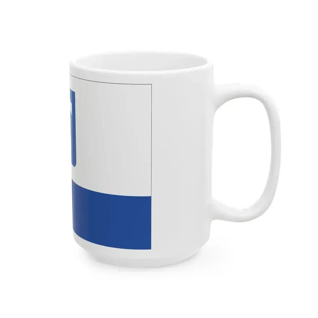 Flag of Khobi Municipality (Georgia) White Coffee Mug - Go Mug Yourself