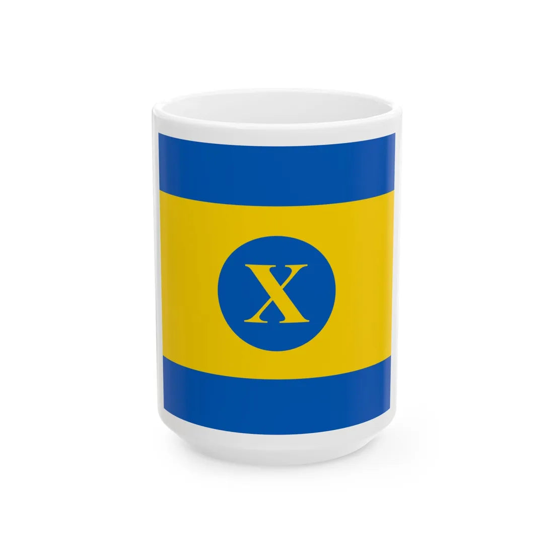 Flag of Khodoriv (Ukraine) White Coffee Mug 15oz - Go Mug Yourself