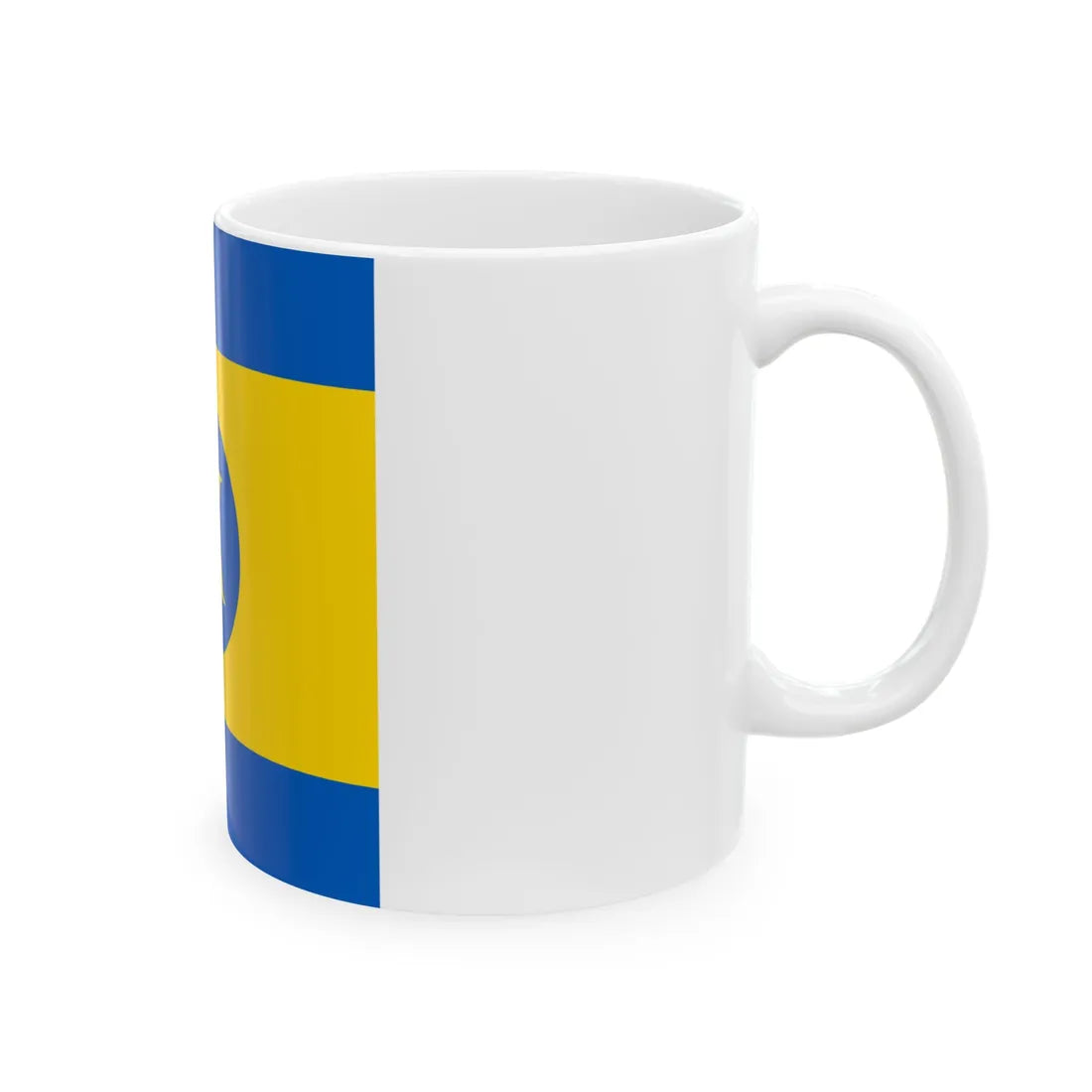 Flag of Khodoriv (Ukraine) White Coffee Mug - Go Mug Yourself