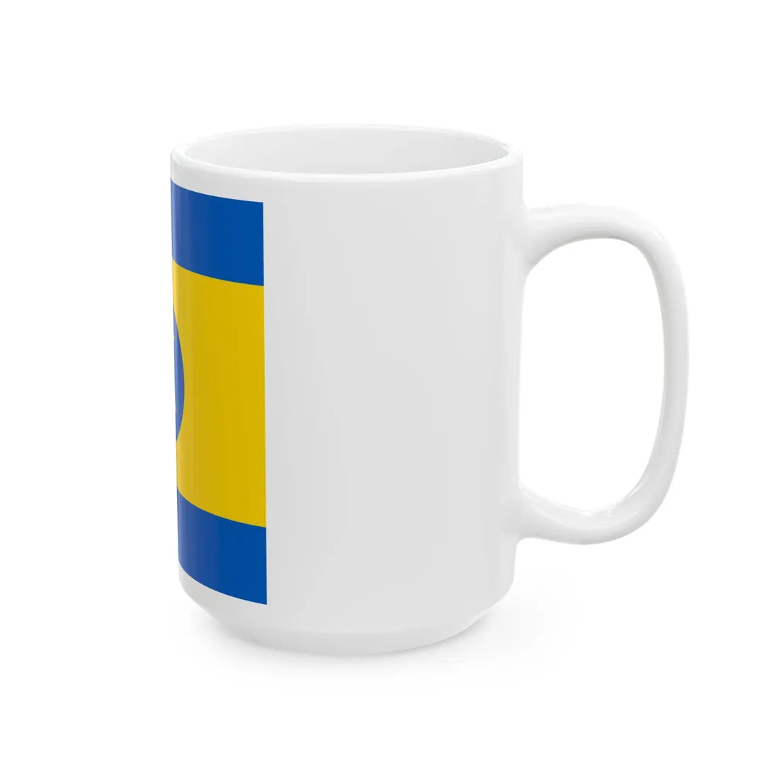 Flag of Khodoriv (Ukraine) White Coffee Mug - Go Mug Yourself