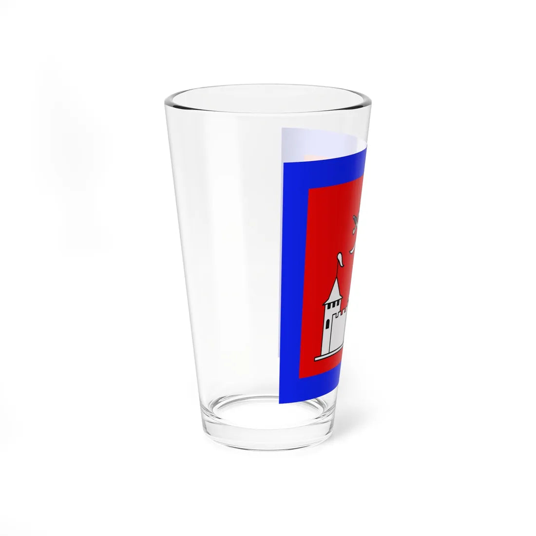 Flag of Khotyn (Ukraine) Pint Glass 16oz - Go Mug Yourself