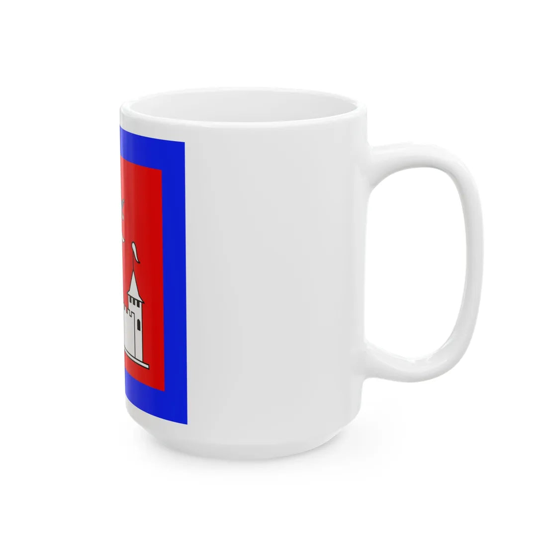 Flag of Khotyn (Ukraine) White Coffee Mug - Go Mug Yourself