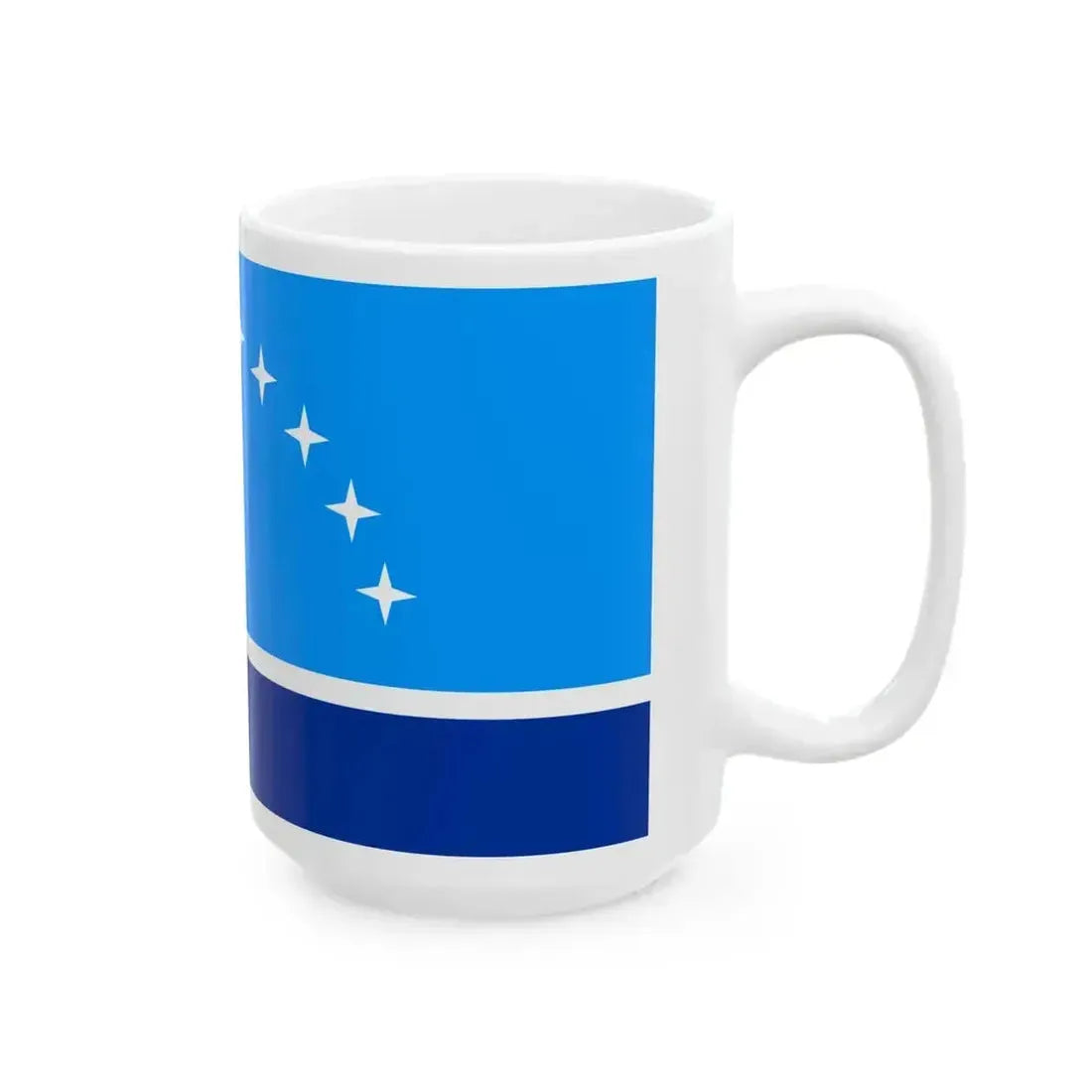 Flag of Khovd Aimag since 2014 (Mongolia) White Coffee Mug - Go Mug Yourself