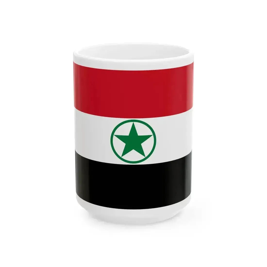 Flag of Khuzestan (Iran) White Coffee Mug 15oz - Go Mug Yourself