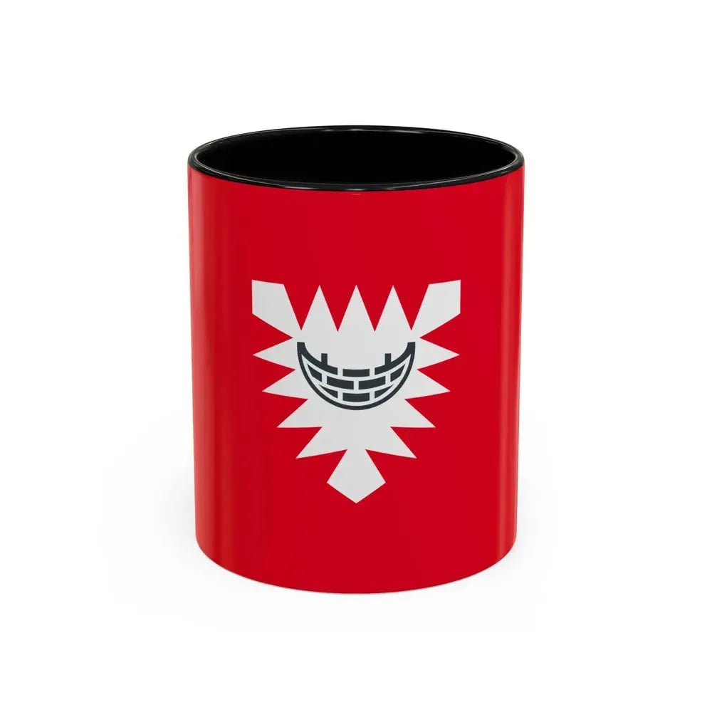 Flag of Kiel Germany - Accent Coffee Mug 11oz Black - Go Mug Yourself