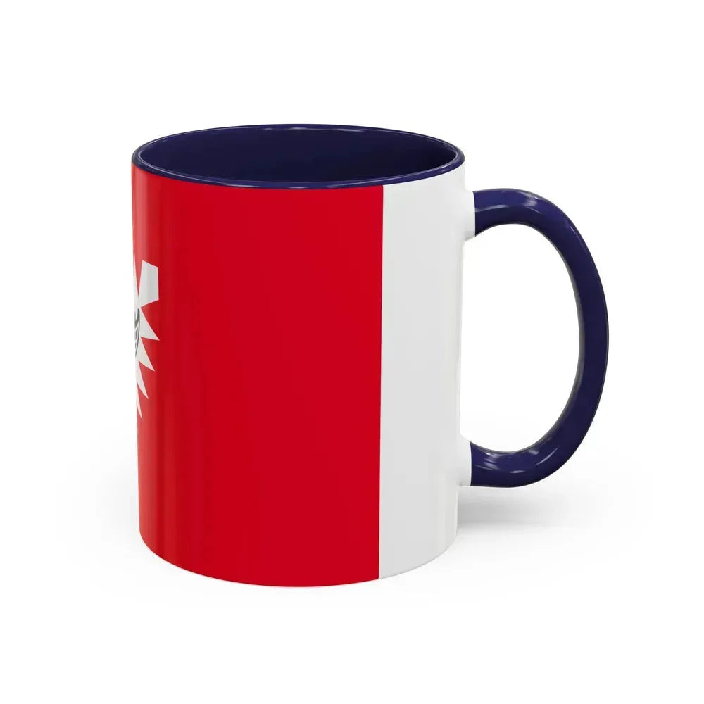 Flag of Kiel Germany - Accent Coffee Mug - Go Mug Yourself