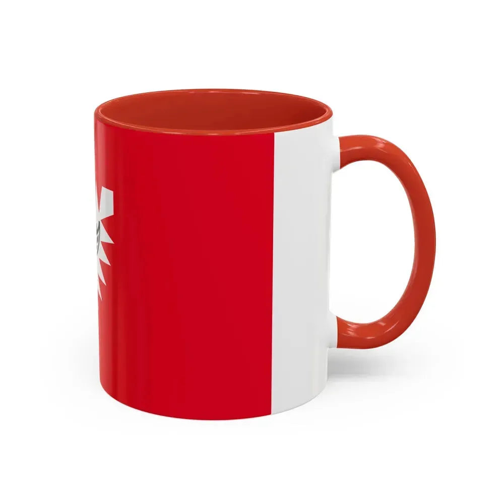 Flag of Kiel Germany - Accent Coffee Mug - Go Mug Yourself