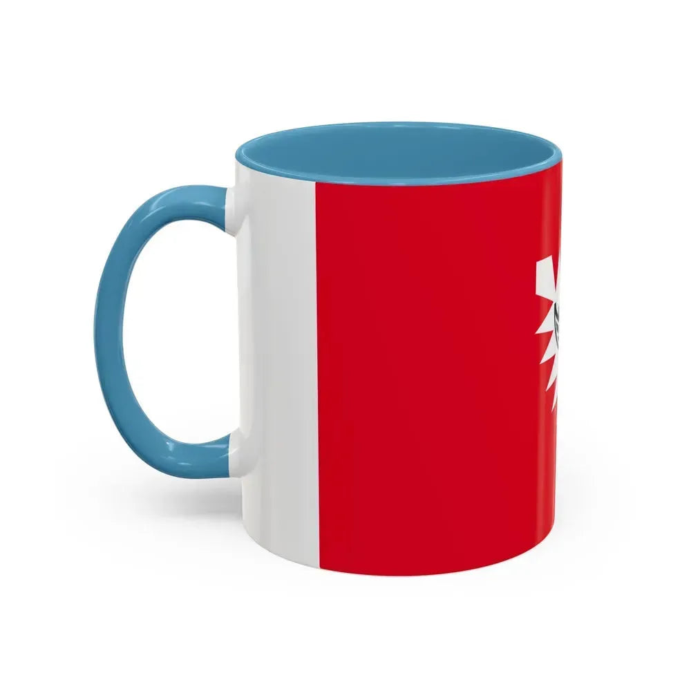 Flag of Kiel Germany - Accent Coffee Mug - Go Mug Yourself