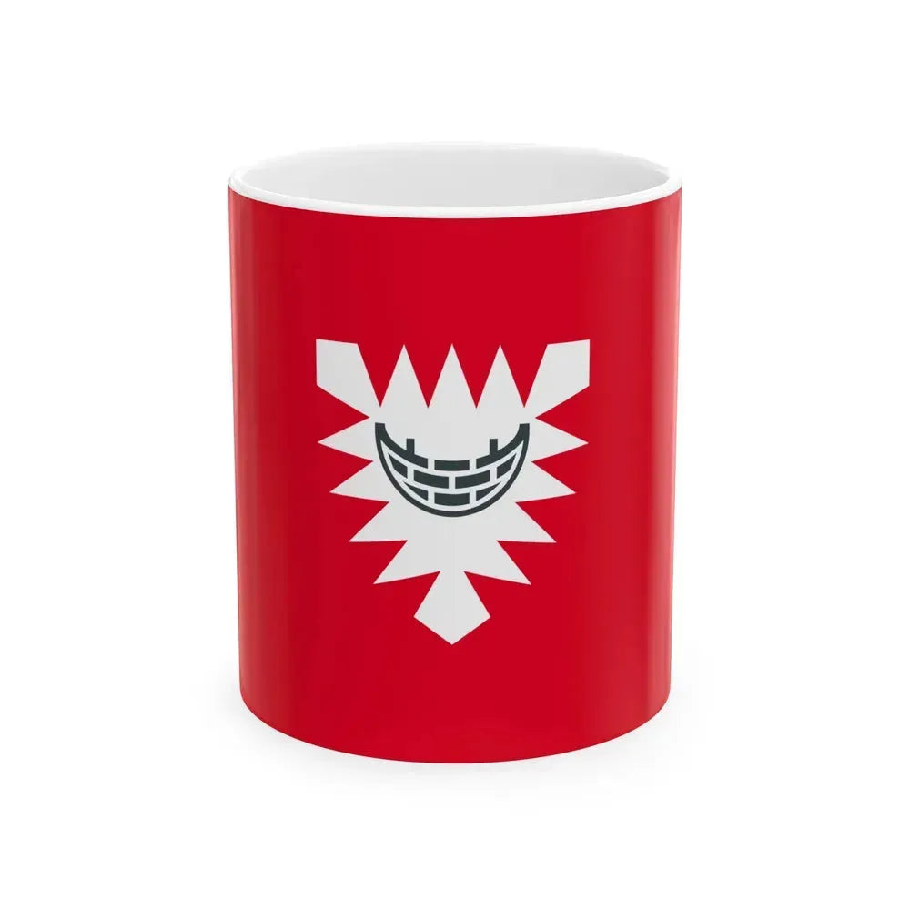 Flag of Kiel Germany - White Coffee Mug 11oz - Go Mug Yourself