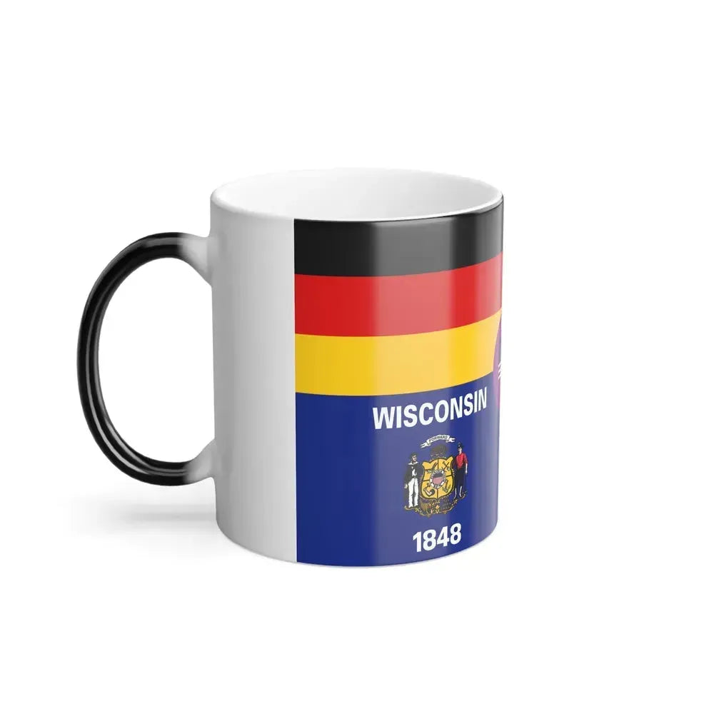 Flag of Kiel, Wisconsin - Color Changing Coffee Mug - Go Mug Yourself