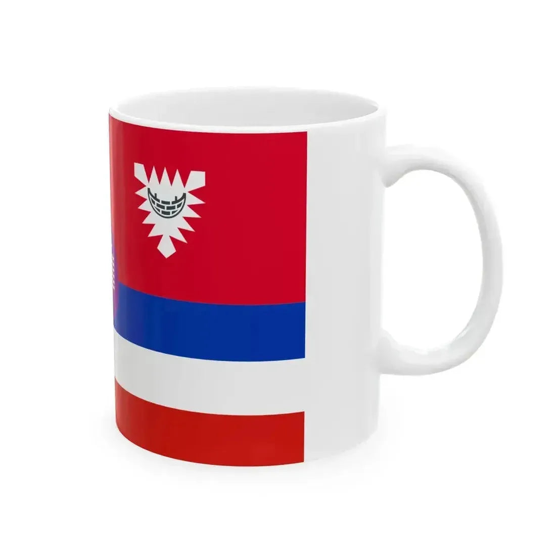 Flag of Kiel Wisconsin (United States) White Coffee Mug - Go Mug Yourself