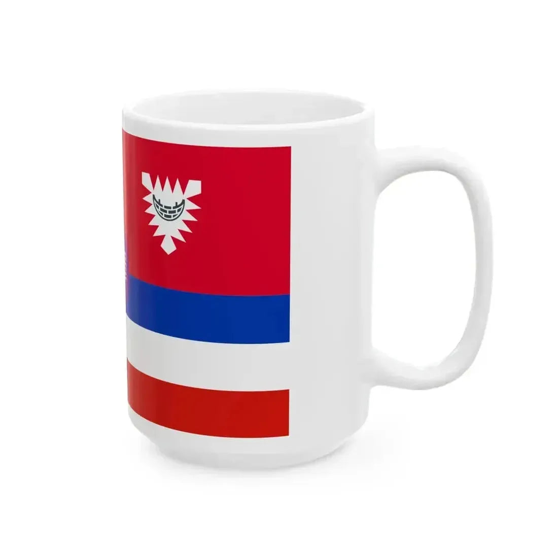 Flag of Kiel Wisconsin (United States) White Coffee Mug - Go Mug Yourself